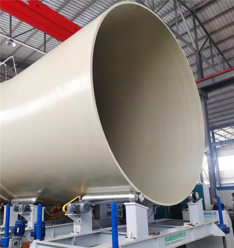 Máquina extrusora de tubo pp de 6 metros de diâmetro