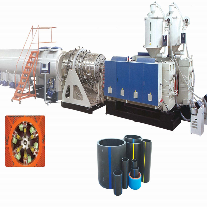 Linha de produção de tubos PE de grande calibre