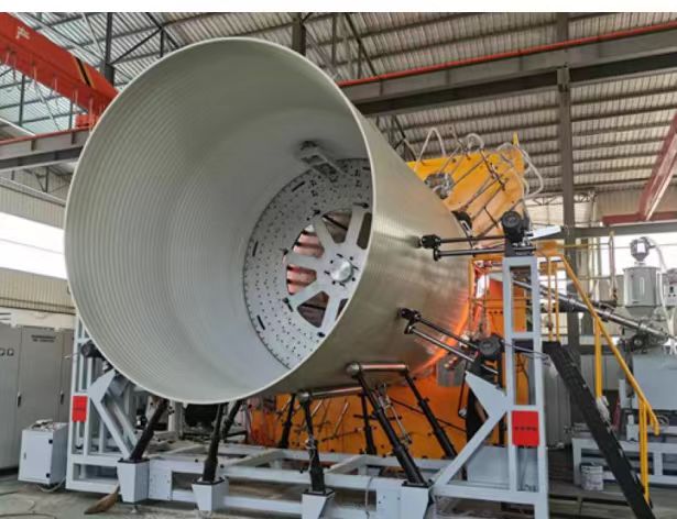 Máquina de enrolamento de extrusão em espiral de tanque PPH