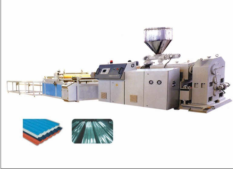 Máquina de chapa ondulada de PVC